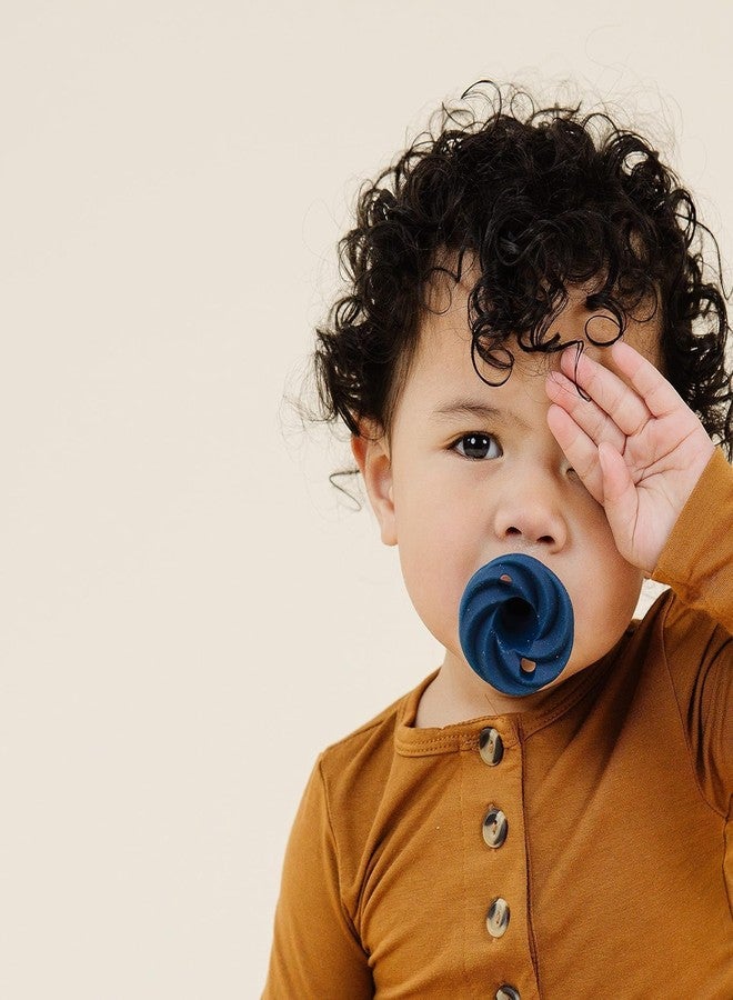 doddle & co. Doodle & Co. Holland Classic Pacifier for New Born Babies | BPA Free Natural Nipple Shape 100% Silicone for Infants | Helps Promote Healthy Oral Development | 0-3 Months | Blush/Shore - Image 3